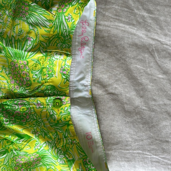 Lilly Pulitzer lemon and lime colored short - Picture 3 of 3
